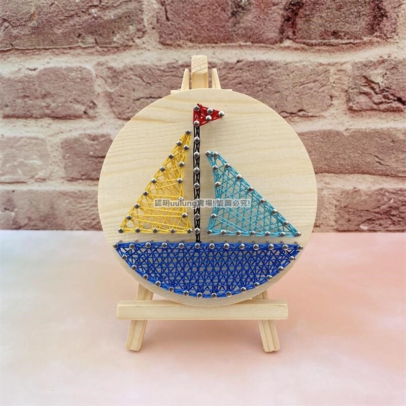 【我家有隻貓】🚀隔日配達🚀釘子畫 弦絲畫 纏繞畫 繞線畫 手作材料包 DIY手作 美勞 創作 手作 交換禮物 團康活動-規格圖6