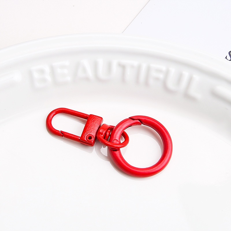 【我家有隻貓】🚀隔日配達🚀彈簧圈狗扣掛飾 diy狗扣 彈簧圈 鑰匙圈 鑰匙扣 包帶鉤扣 背帶鉤扣 狗扣 吊飾 手作 鑰匙-細節圖8