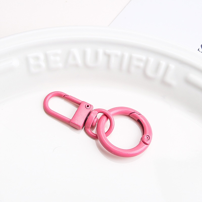 【我家有隻貓】🚀隔日配達🚀彈簧圈狗扣掛飾 diy狗扣 彈簧圈 鑰匙圈 鑰匙扣 包帶鉤扣 背帶鉤扣 狗扣 吊飾 手作 鑰匙-細節圖9