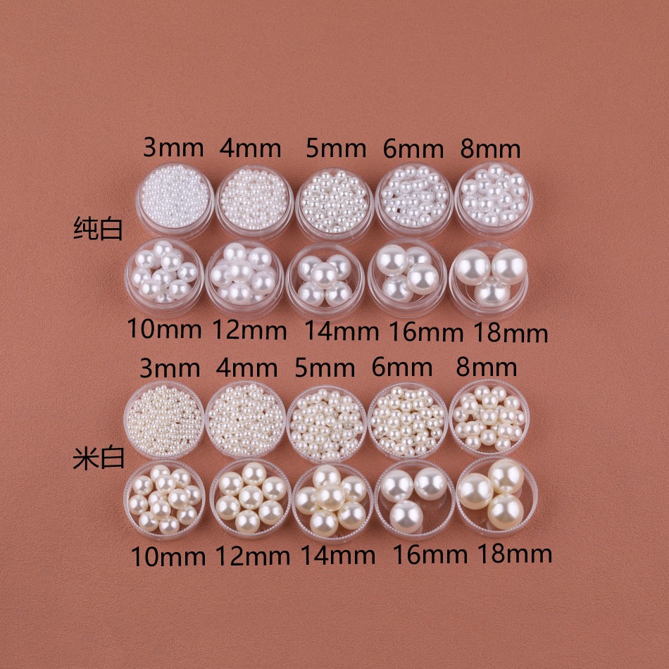 【我家有隻貓】🚀隔日配達🚀珍珠串珠 ABS串珠 樹脂珠 手工diy 吊飾 散珠 流蘇配件 串珠 DIY 手鏈 台灣出貨-細節圖5