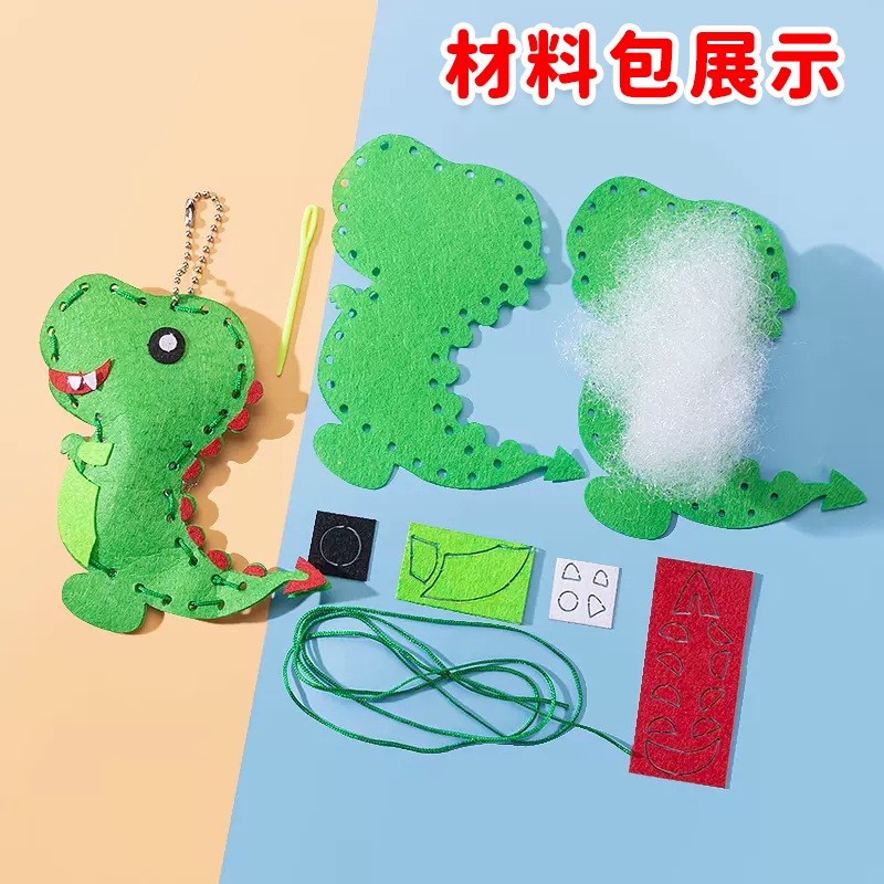 【我家有隻貓】🚀隔日配達🚀 縫縫樂 手作DIY 縫製動物 不織布吊飾 掛飾 鑰匙圈 裝飾品 縫縫樂 縫紉包 DIY材料包-細節圖3