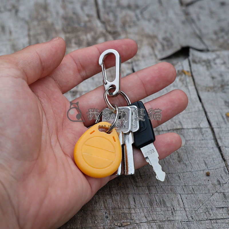 【我家有隻貓】🚀隔日配達🚀背包快掛扣 彈簧掛扣 鉤扣 登山扣 彈簧扣 鑰匙扣 SF款 掛勾 狗扣 狗釦 鑰匙圈 鑰匙環-細節圖7