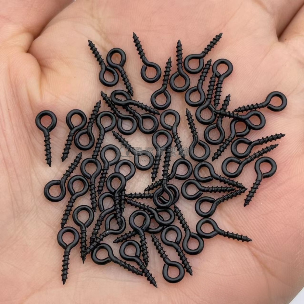 【我家有隻貓】🚀隔日配達🚀羊眼釘 羊眼針 羊眼圈 掛釘 圈圈釘 螺絲釘 問號釘 羊眼螺絲釘 DIY吊飾配件 DIY配件-細節圖9