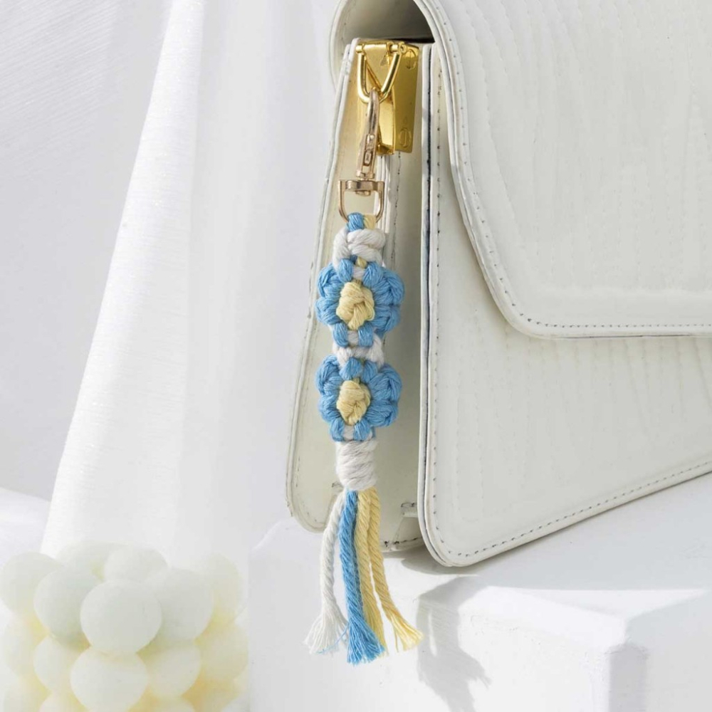 【我家有隻貓】🚀隔日配達🚀波希米亞風掛飾 掛飾 包包掛飾 絨毛吊飾 聖誕禮物 手機掛飾 DIY掛飾 手藝 手作掛飾 手作-細節圖5