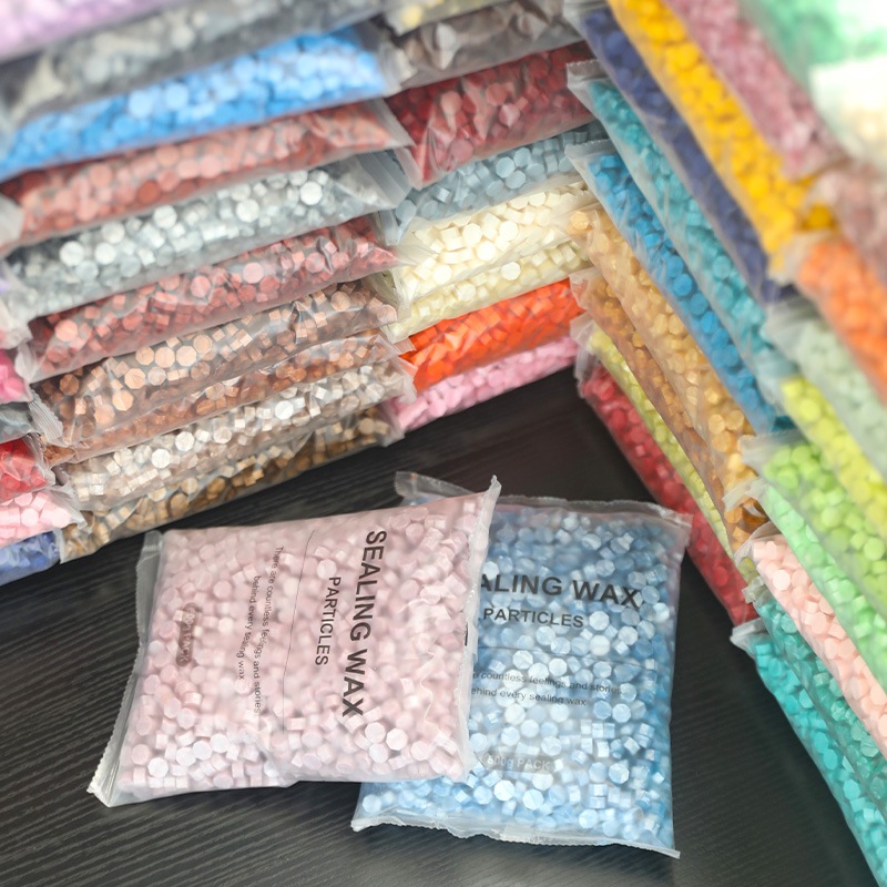 【我家有隻貓】🚀特價出清🚀大包裝火漆粒蠟 500G 火漆蠟粒 封蠟 封蠟章 喜帖封蠟 交換禮物 蠟粒 復古文創 火漆蠟-細節圖3