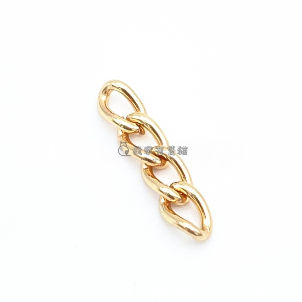 【我家有隻貓】🚀隔日配達🚀四節鏈 加長鏈 四節鏈條 鍊條 節鍊 鍊子 掛鏈 鑰匙圈材料 飾品配件 金屬織鏈 延長鏈-細節圖8