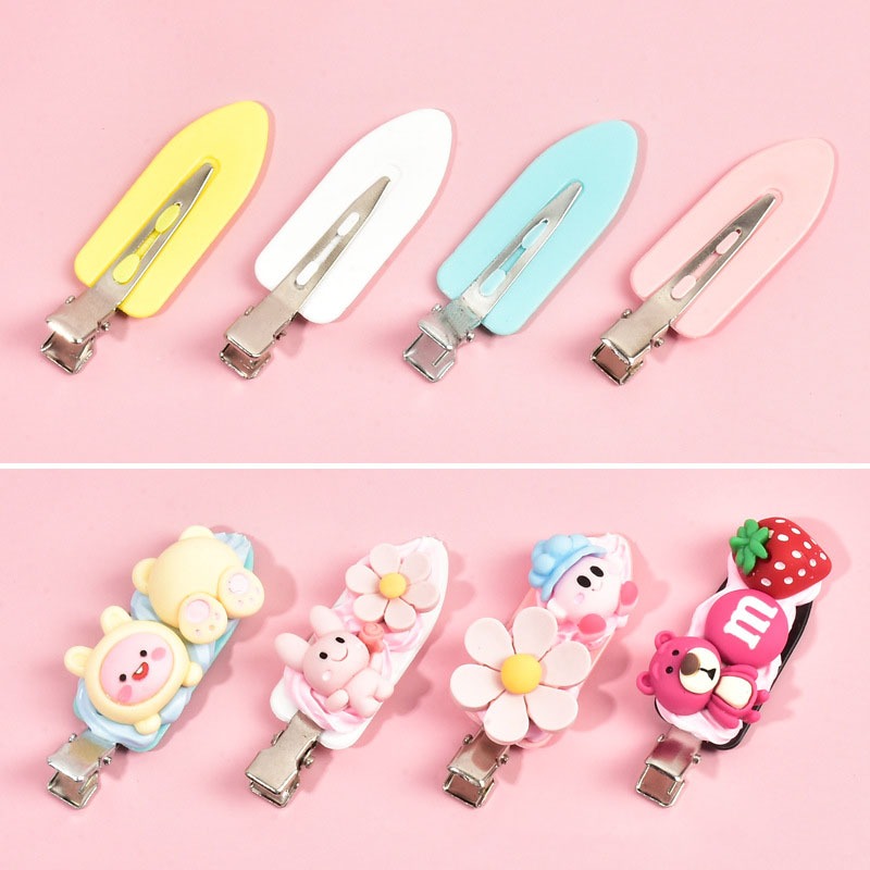 【我家有隻貓】🚀隔日配達🚀髮夾 髮繩 髮夾韓國 髮夾 瀏海 可愛髮夾 韓國髮夾 韓式髮夾 一字夾 夾子髮夾 bb夾 鴨-細節圖4