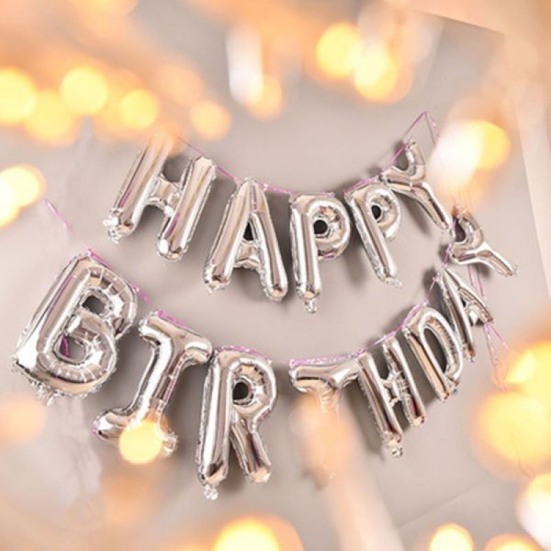 【我家有隻貓】🚀隔日配達🚀生日字母氣球套組 生日氣球 氣球 鋁箔氣球 字母氣球 慶生 節慶布置 派對佈置 生日 禮物-細節圖2