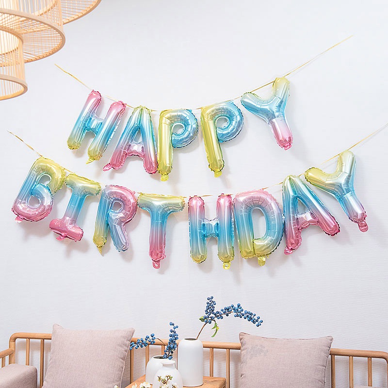 【我家有隻貓】🚀隔日配達🚀生日字母氣球套組 生日氣球 氣球 鋁箔氣球 字母氣球 慶生 節慶布置 派對佈置 生日 禮物-細節圖7