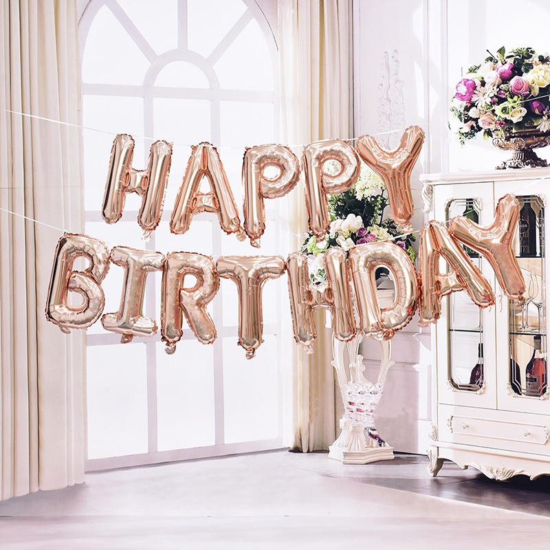 【我家有隻貓】🚀隔日配達🚀生日字母氣球套組 生日氣球 氣球 鋁箔氣球 字母氣球 慶生 節慶布置 派對佈置 生日 禮物-細節圖8