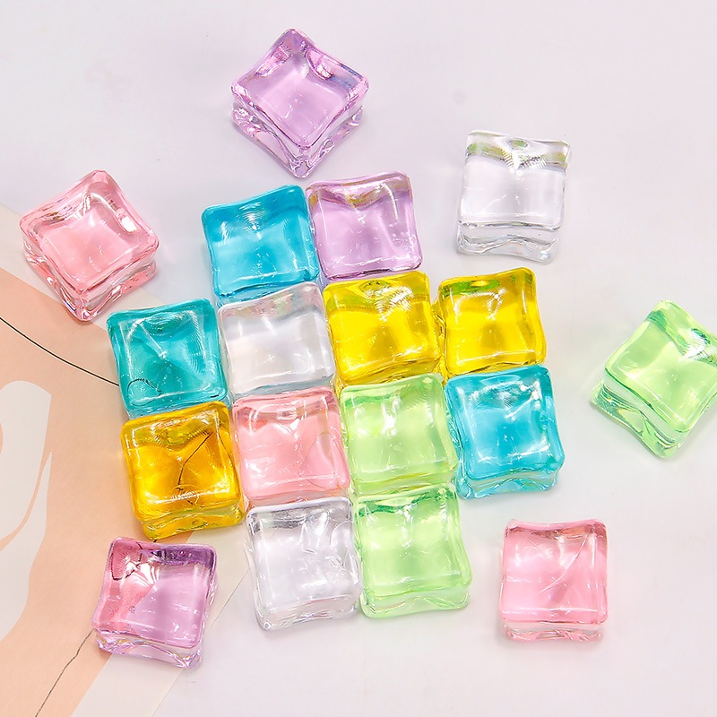 【我家有隻貓】🚀隔日配達🚀奶油膠配件 冰塊 多款造型  樹脂 DIY手機殼 飾品配件 奶油膠手機 飾品裝飾 手作材料-細節圖3