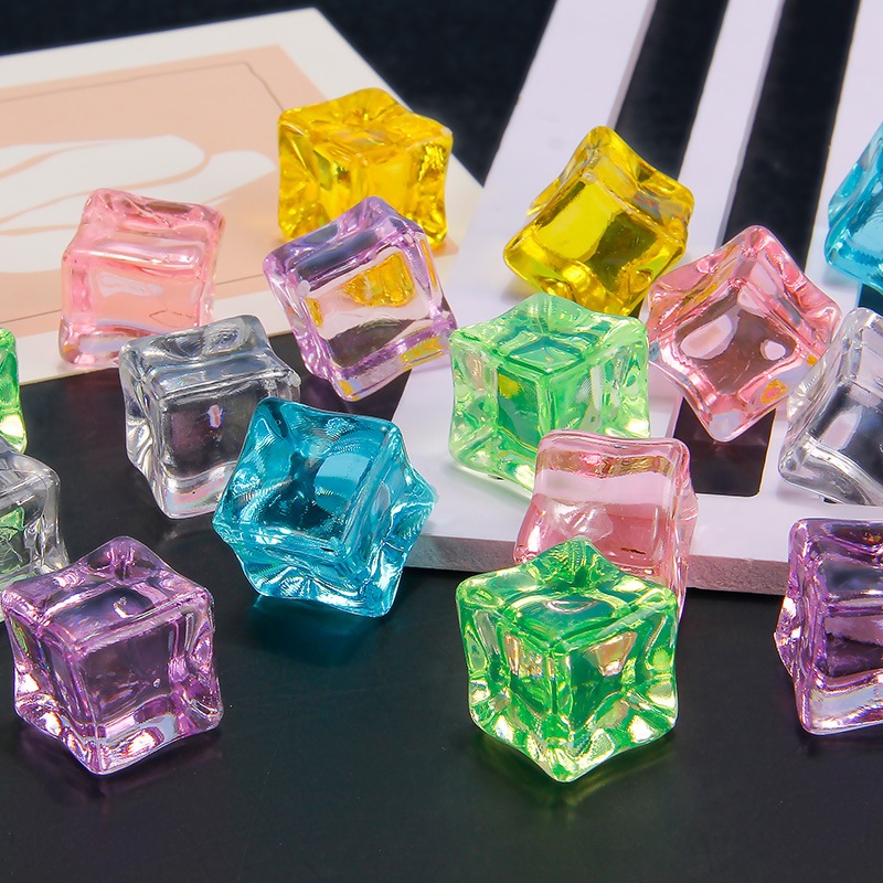 【我家有隻貓】🚀隔日配達🚀奶油膠配件 冰塊 多款造型  樹脂 DIY手機殼 飾品配件 奶油膠手機 飾品裝飾 手作材料-細節圖4