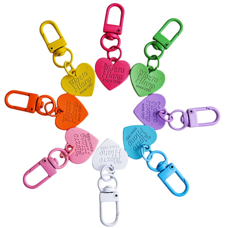 【我家有隻貓】🚀隔日配達🚀糖果色愛心掛扣 吊飾配件 愛心狗扣鑰匙圈 狗扣 愛心掛飾 狗扣吊飾 龍蝦扣 diy 飾品-細節圖6