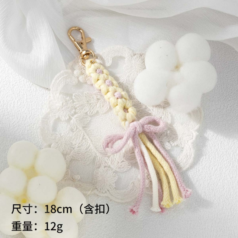 【我家有隻貓】🚀隔日配達🚀手工編織掛飾 掛飾 包包掛飾 絨毛吊飾 聖誕禮物 手機掛飾 DIY掛飾 手工 禮物 吊飾-細節圖2