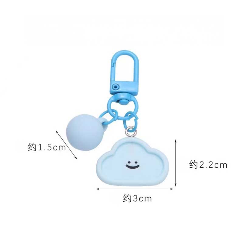 【我家有隻貓】🚀隔日配達🚀馬卡龍色微笑掛飾 鑰匙圈 串飾 鑰匙扣 DIY 手作吊飾材料 吊飾 卡圈 配件 狗扣 卡扣-細節圖5