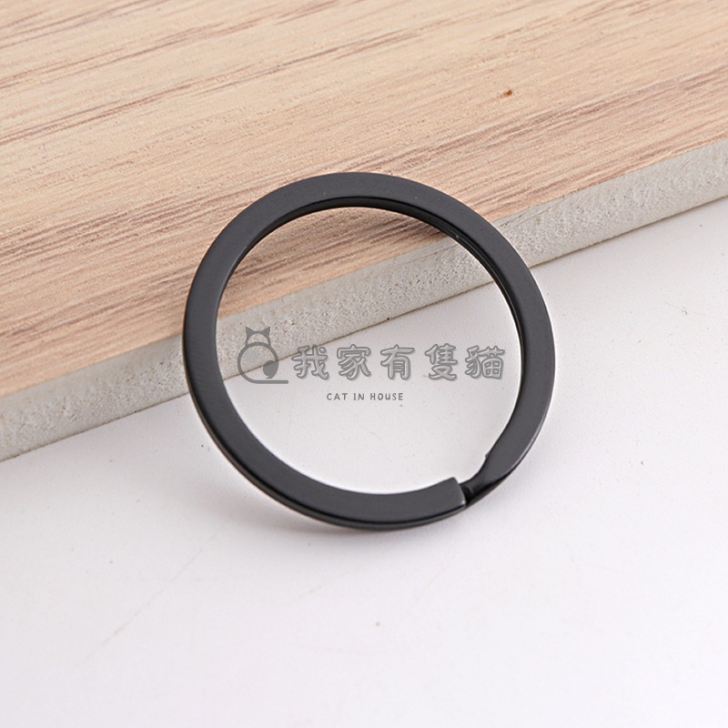 【我家有隻貓】🚀隔日配達🚀鑰匙扣 扁圈 DIY素材 合金鑰匙圈 卡圈 卡扣 鑰匙圈 材料 吊飾 配件 金屬 鑰匙扣 DI-細節圖7