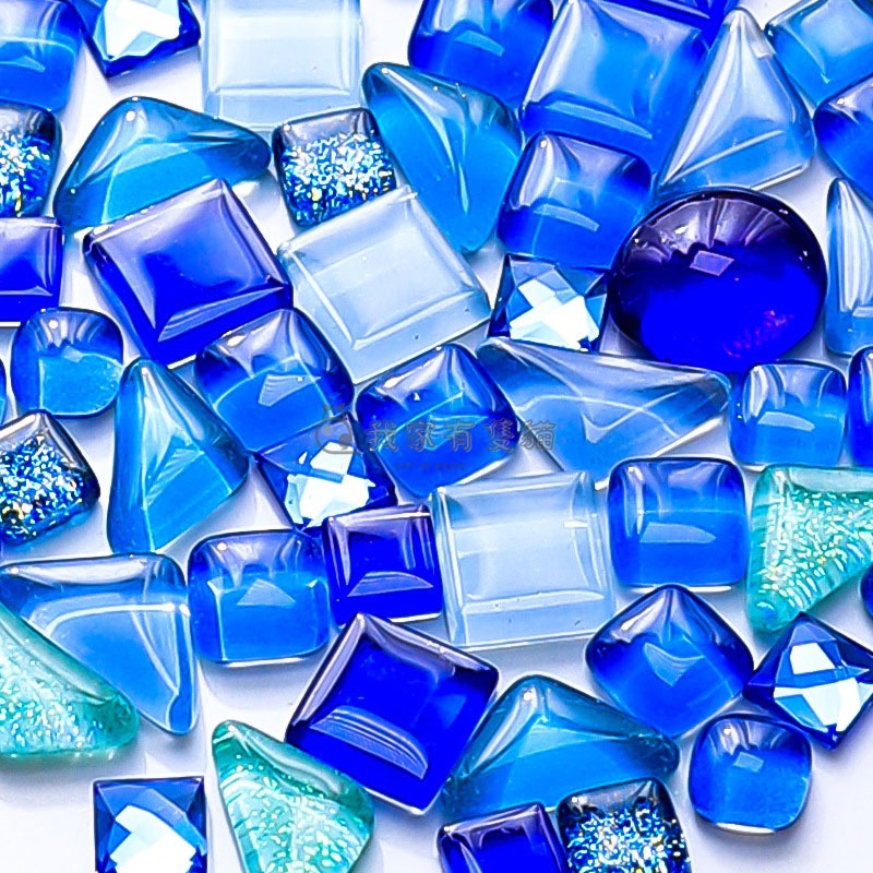 【我家有隻貓】🚀隔日配達🚀馬賽克自由石 DIY手作 方形 馬賽克杯墊 馬賽克磚 創意 禮物 顆粒 材料 相框 花瓶 拼貼-細節圖2