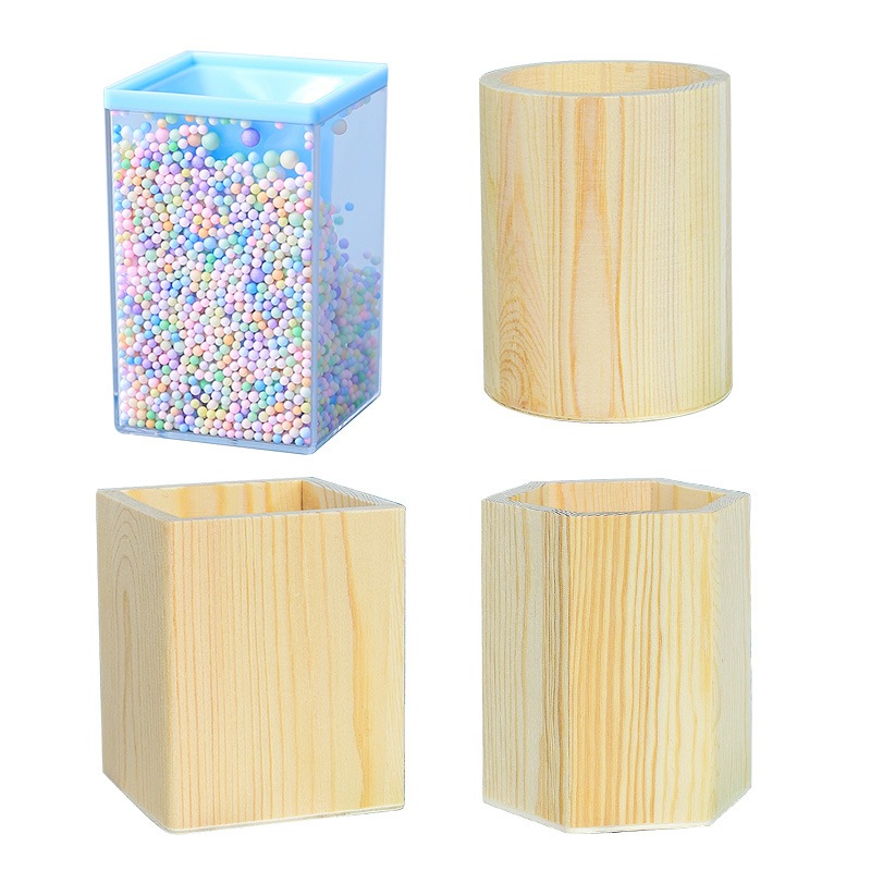 【我家有隻貓】🚀隔日配達🚀DIY筆筒 馬賽克創作 木質筆筒 手工筆筒 手作 聖誕節DIY底胚 禮物 親子 DIY手作-細節圖5