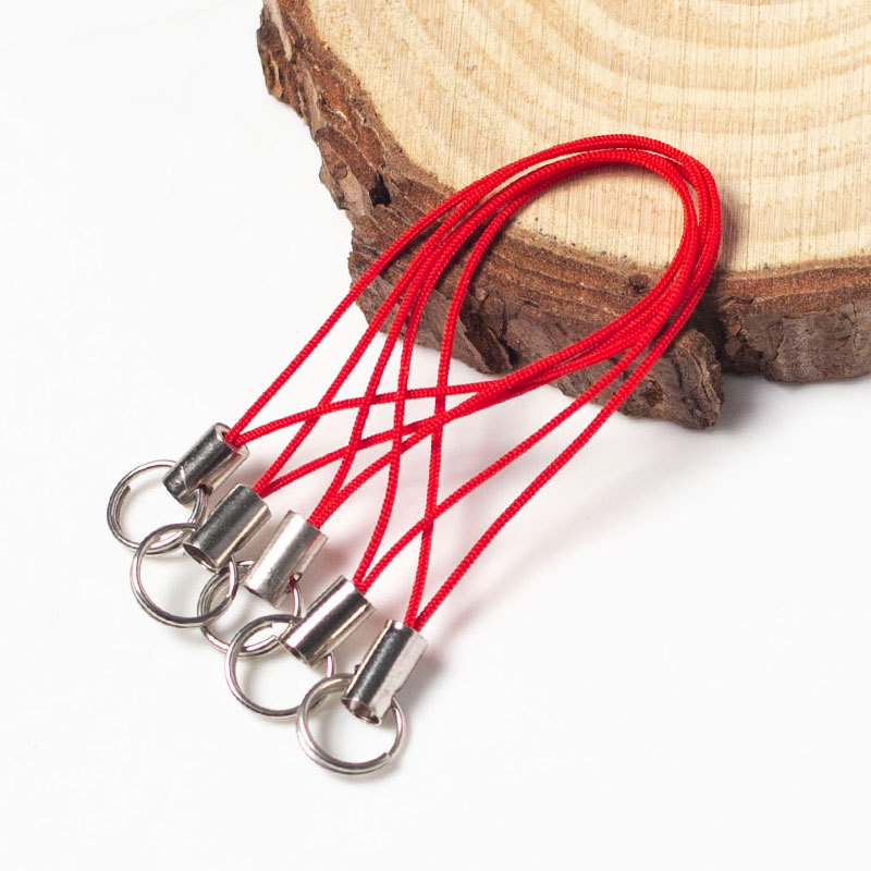 【我家有隻貓】🚀隔日配達🚀手機繩 6cm 黑色 彩色  吊飾繩 掛繩  環圈 手機吊飾 飾品 diy 手作 手做 禮物-細節圖3