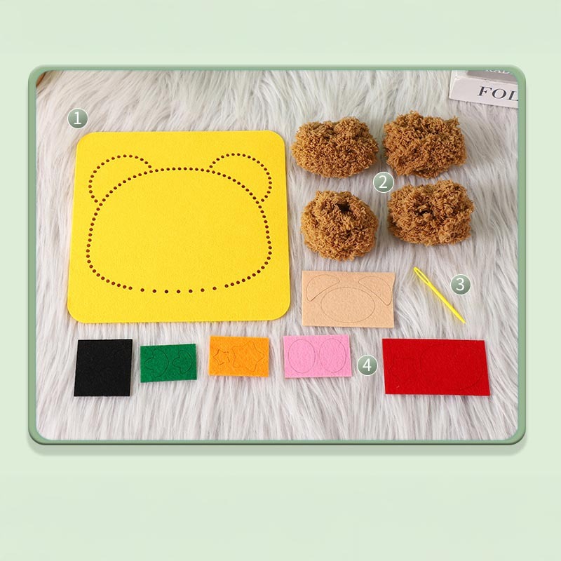 【我家有隻貓】 🚀隔日配達🚀 動物穿線畫 縫縫樂 毛線畫 刺繡畫 戳戳畫 勞作材料包 美勞材料包 手作材料包 diy手作-細節圖3