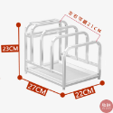 【304不鏽鋼三槽砧板鍋蓋+刀具架】🎁送加厚抹布 不銹鋼鍋蓋架 不銹鋼砧板架 廚房收納 砧板架 鍋蓋架-規格圖9