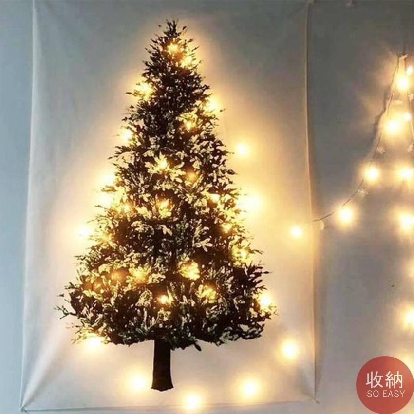 【聖誕樹掛布+6米星星燈】🔥快速出貨🔥  聖誕樹背景掛布 聖誕樹 聖誕節 聖誕裝飾-細節圖6