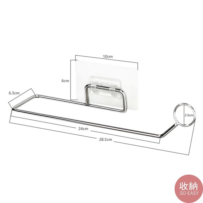 【不鏽鋼餐巾紙架】🎁送2片無痕掛鈎貼片 餐巾紙架 餐巾紙 衛生紙架 衛生紙 廚房收納 紙巾架 毛巾架-細節圖8