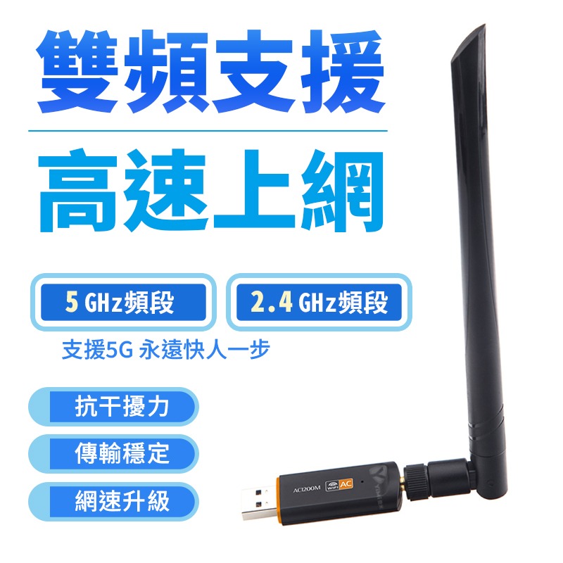 5G 雙頻 1200M  高增益天線 台灣瑞昱 迷你網卡 USB 無線網卡 WIFI 無線AP-細節圖2