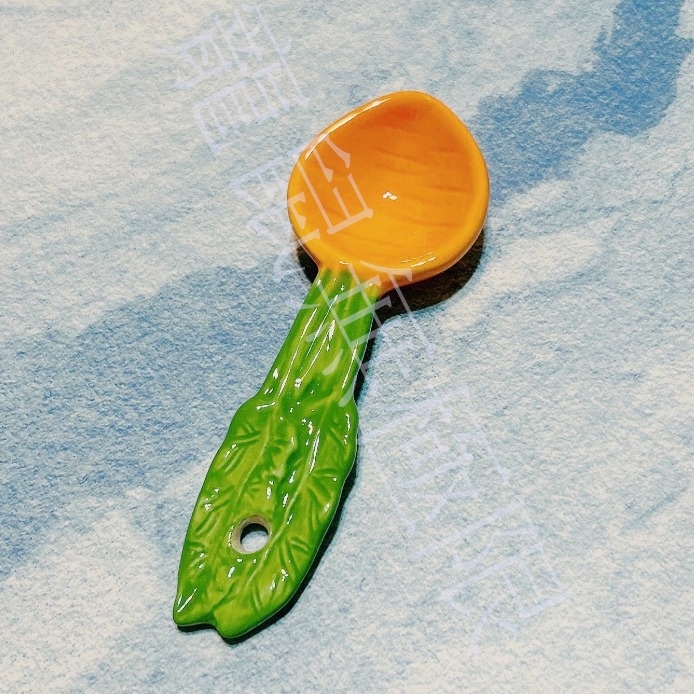 ✔️現貨 倉鼠陶瓷造型湯匙 (西瓜/橘子/檸檬/紅蘿蔔 ) 黃金鼠/三線鼠/一線鼠/蜜袋鼯/睡鼠/倉鼠湯匙/倉鼠輔食勺-細節圖5