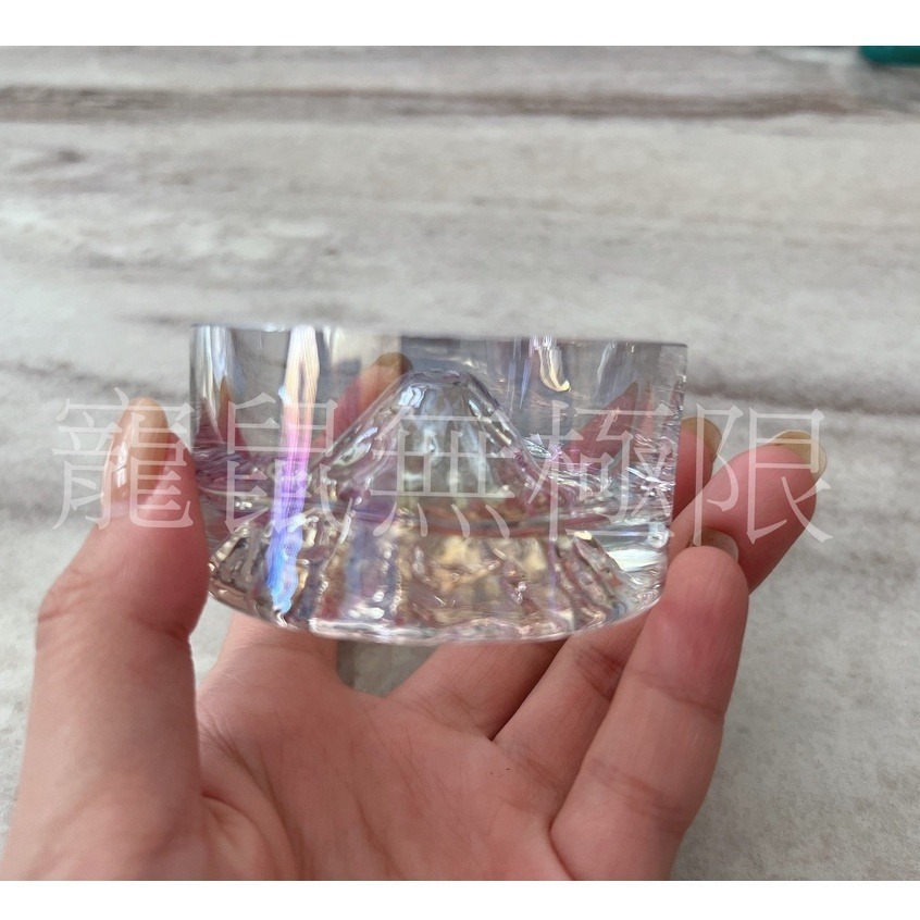 ✔️在台現貨 艾特富士山水碗  艾特水碗 50ml 玻璃製 厚底防掀起 (倉鼠水盆、三線鼠、一線鼠、黃金鼠)-細節圖5