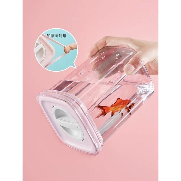 【現貨】方形旋鈕密封罐/方型密封罐 /食品級儲存罐/密封儲物罐/五穀雜糧(倉鼠密封罐/鼠鼠密封罐/三線鼠/黃金鼠)-細節圖4