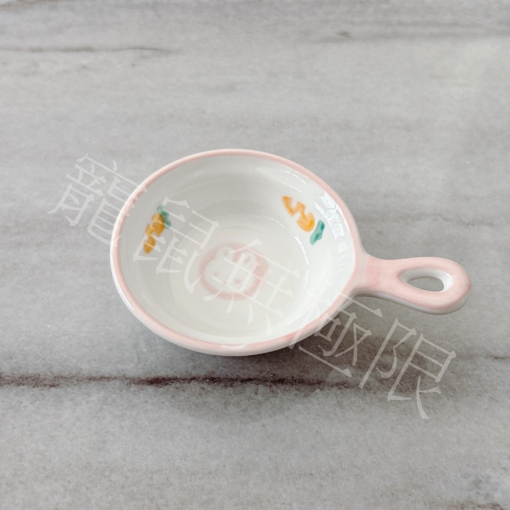 ✔️【寵鼠無極限】造型倉鼠平底鍋陶瓷碗/倉鼠平底鍋碗(倉鼠食盆/倉鼠陶瓷碗/三線鼠/黃金鼠/蜜袋鼯/睡鼠/倉鼠飼料盆)-細節圖2