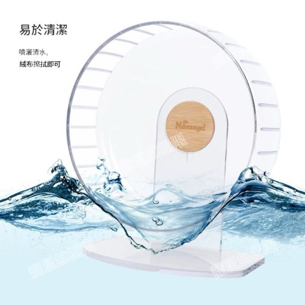 ✔️【寵鼠無極限】艾特超跑跑輪 透明 21、26、28公分 倉鼠滾輪 倉鼠跑輪 靜音滾輪 艾特跑輪 三線鼠、黃金鼠-細節圖3