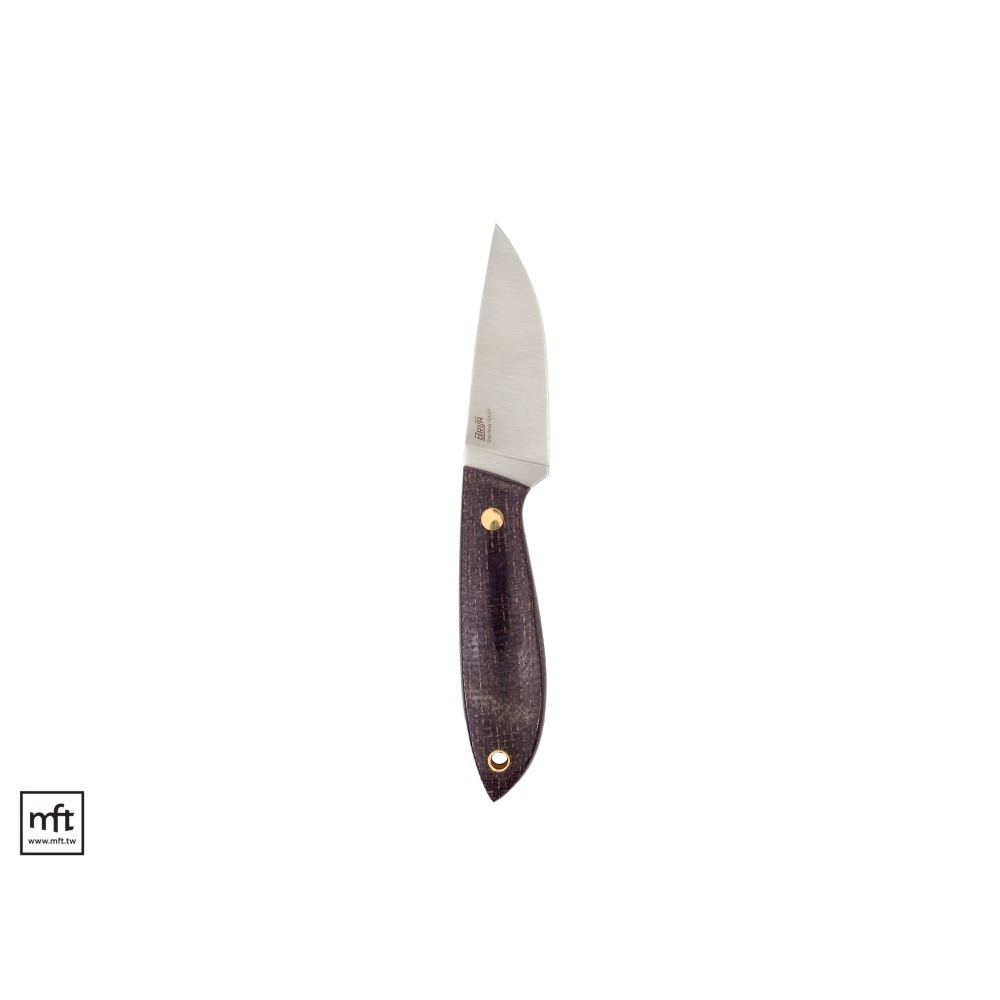 MFT 芬蘭 BRISA Bobtail 80 Knife 小直刀 平磨刃角 12C27不鏽鋼 Micarta柄-細節圖2