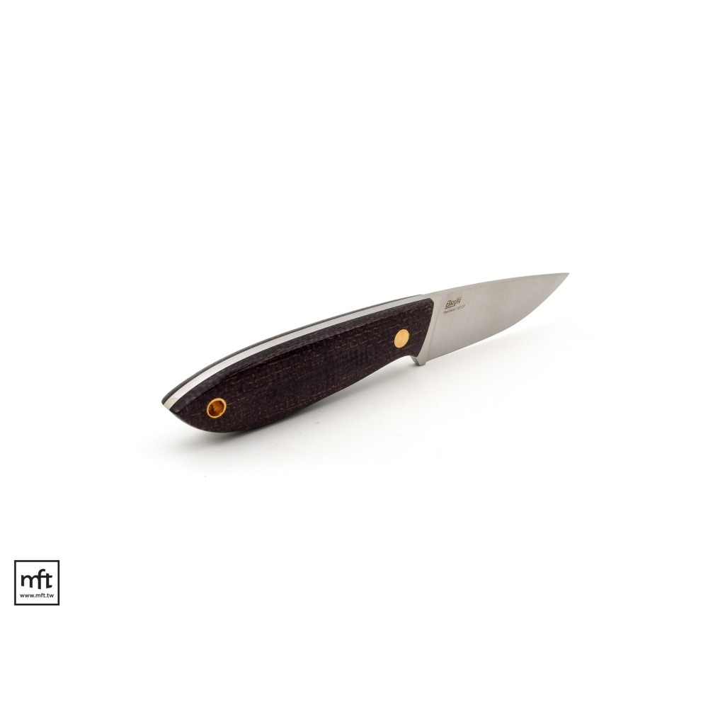 MFT 芬蘭 BRISA Bobtail 80 Knife 小直刀 平磨刃角 12C27不鏽鋼 Micarta柄-細節圖6