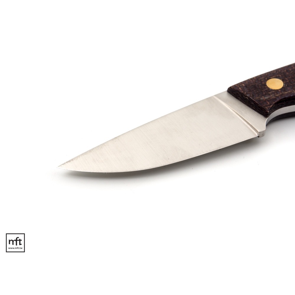 MFT 芬蘭 BRISA Bobtail 80 Knife 小直刀 平磨刃角 12C27不鏽鋼 Micarta柄-細節圖7