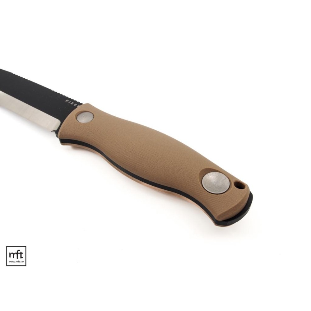 MFT 中國 Kizer Polaris 直刀 Scandi 非對稱刃角 1095碳鋼 Bushcraft Yakut-細節圖4