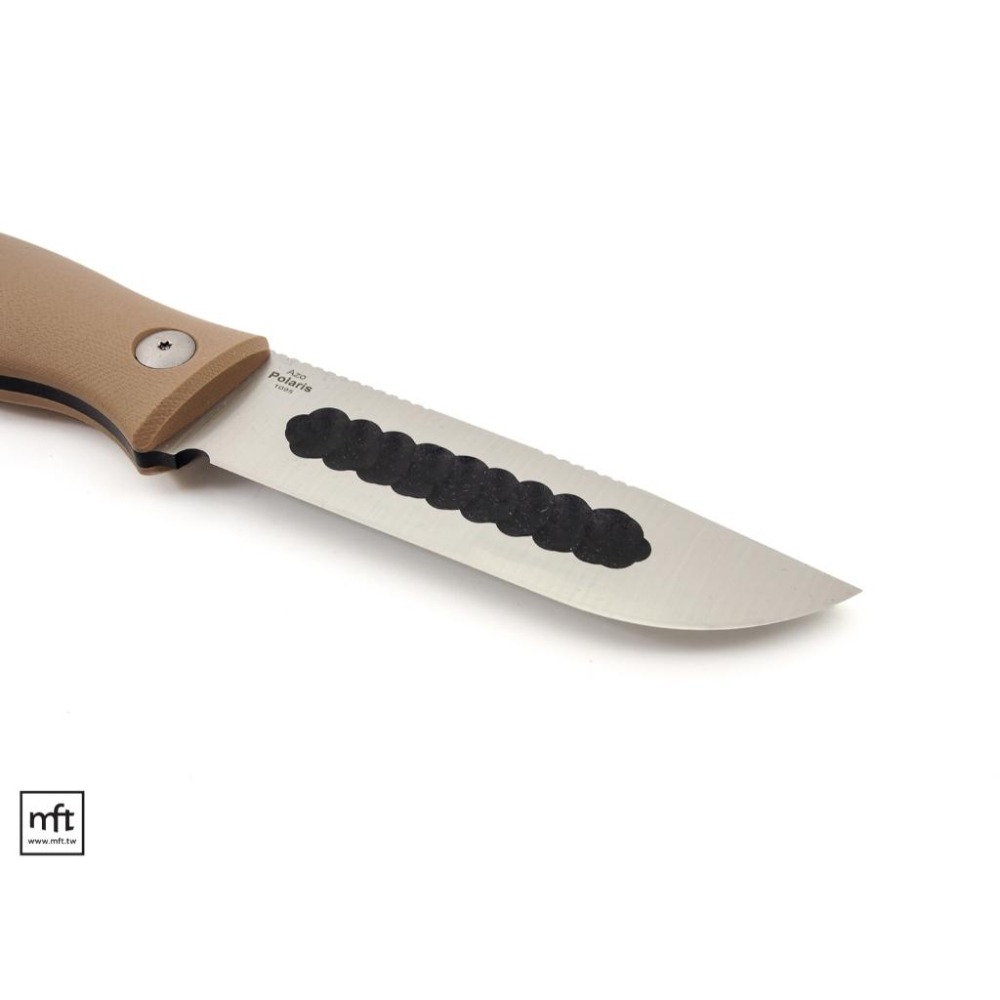 MFT 中國 Kizer Polaris 直刀 Scandi 非對稱刃角 1095碳鋼 Bushcraft Yakut-細節圖5