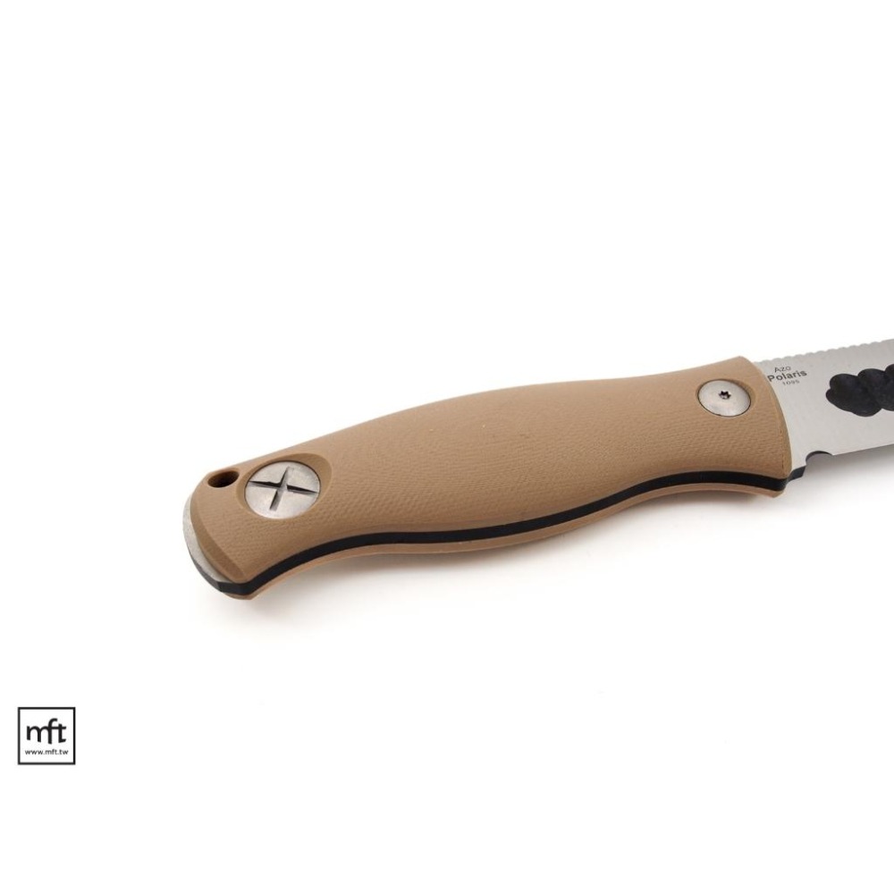 MFT 中國 Kizer Polaris 直刀 Scandi 非對稱刃角 1095碳鋼 Bushcraft Yakut-細節圖6