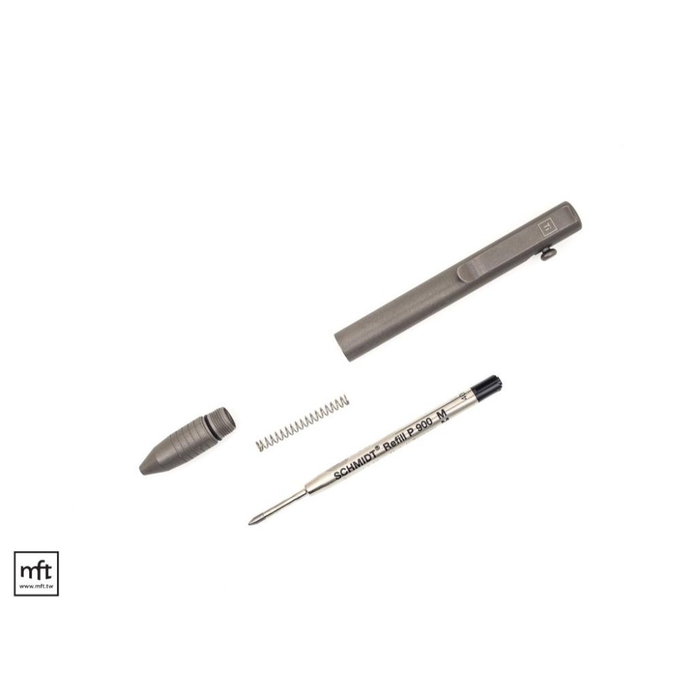MFT 美國 BigiDesign Base Line Bolt Action Pen 鈦合金 槍機筆 EDC-細節圖8