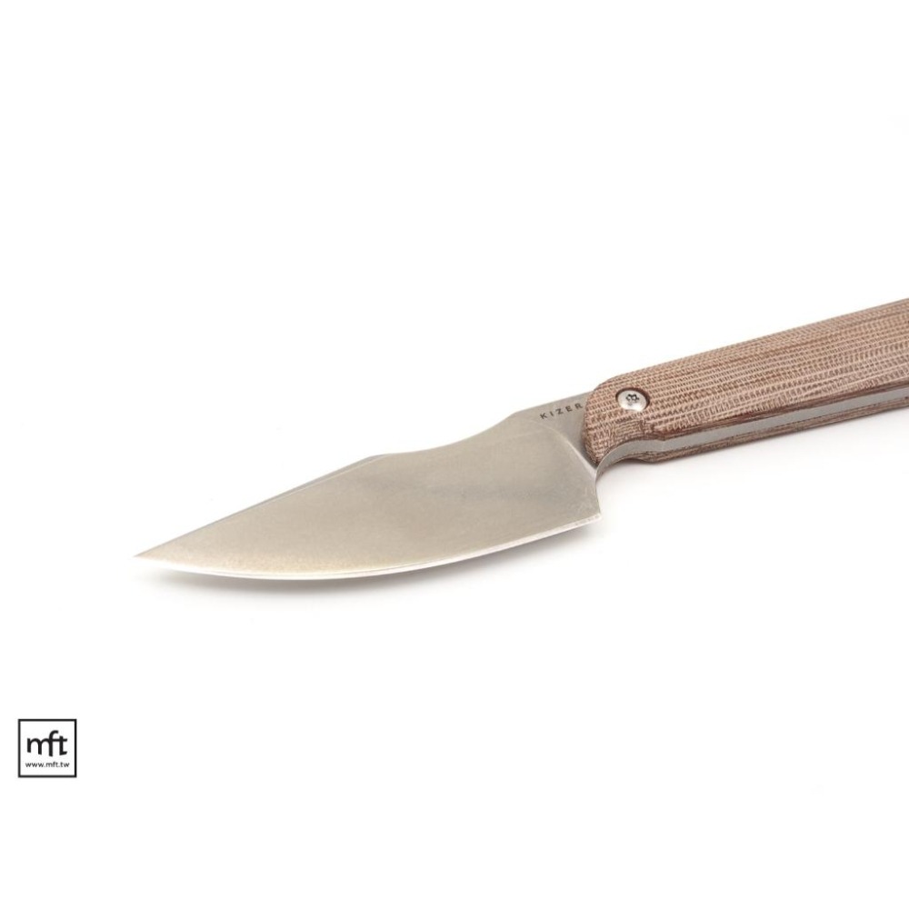 MFT 中國 Kizer Mini Harpoon小直刀 AEB-L 不鏽鋼 Micarta柄 EDC-細節圖4