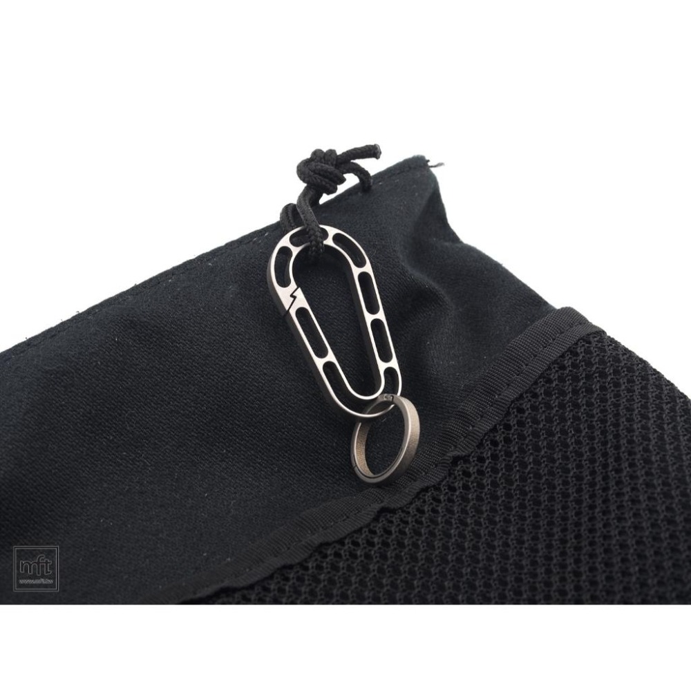 MFT 美國 Maratac Titanium Skeleton EDM Carabiner 鈦 極簡鏤空掛勾-細節圖5