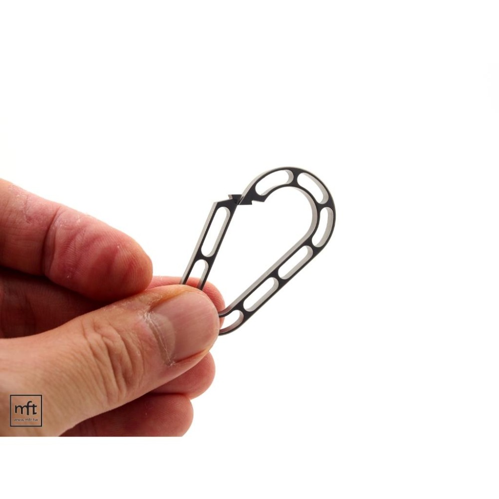 MFT 美國 Maratac Titanium Skeleton EDM Carabiner 鈦 極簡鏤空掛勾-細節圖9