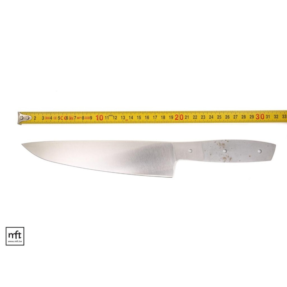 MFT 芬蘭 NKD Chef Curly Birch Kit 主廚刀 刀胚套件 12C27不鏽鋼-細節圖2