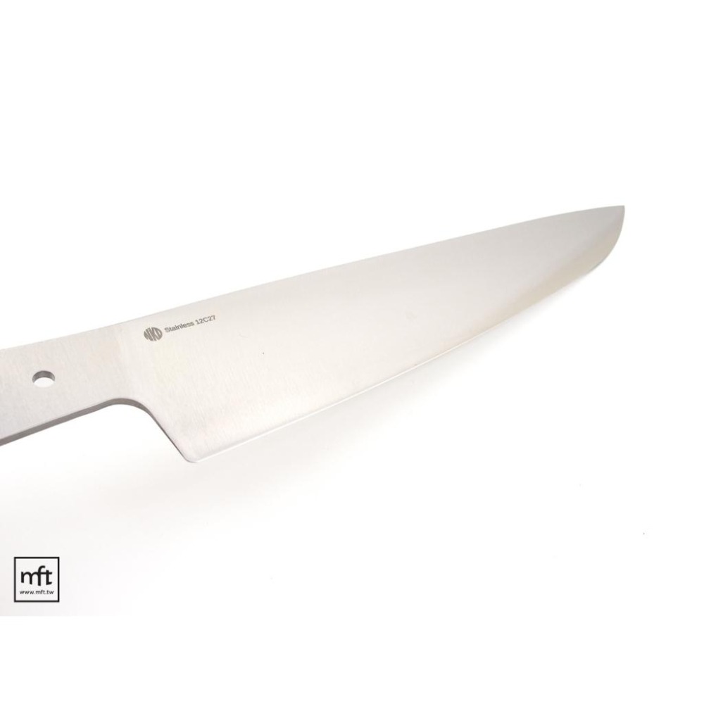 MFT 芬蘭 NKD Chef Curly Birch Kit 主廚刀 刀胚套件 12C27不鏽鋼-細節圖5