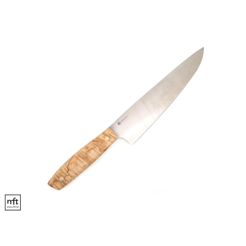 MFT 芬蘭 NKD Chef Curly Birch Kit 主廚刀 刀胚套件 12C27不鏽鋼-細節圖8
