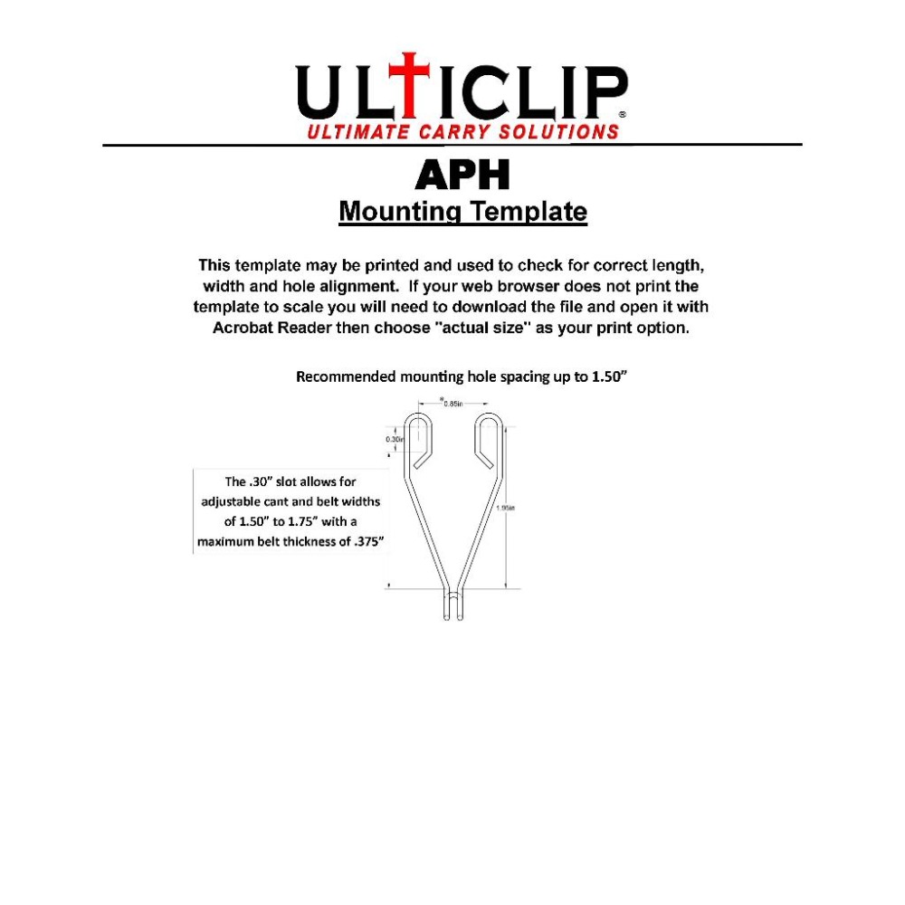 MFT 美國 UltiClip APH Clip 刀鞘與槍套 橫式 腰帶夾 夾具 Kydex-細節圖7