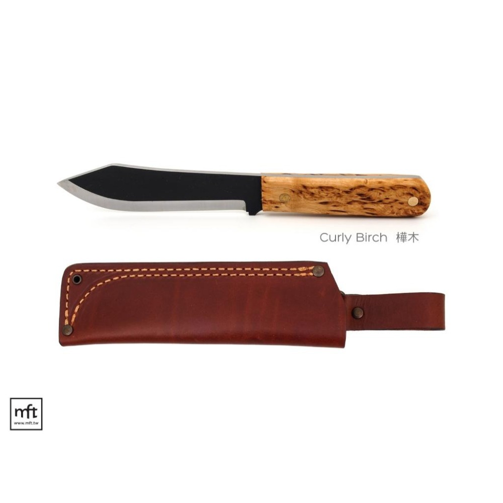 MFT 芬蘭 NKD Hudson 125 直刀 1095碳鋼 Scandi刃角 Bushcraft-細節圖2