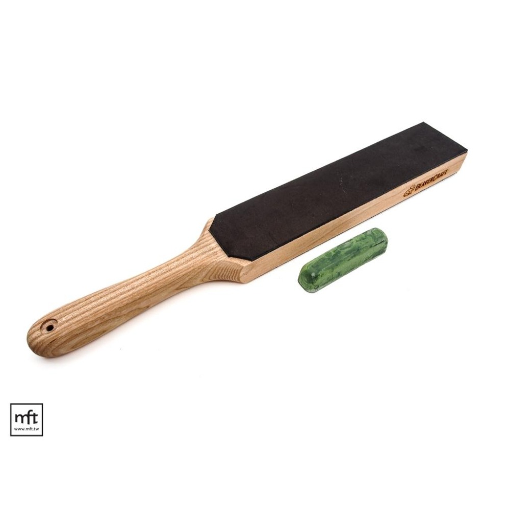MFT 烏克蘭 Beavercraft Leather Paddle Strop 雙面皮革磨刀板-細節圖7
