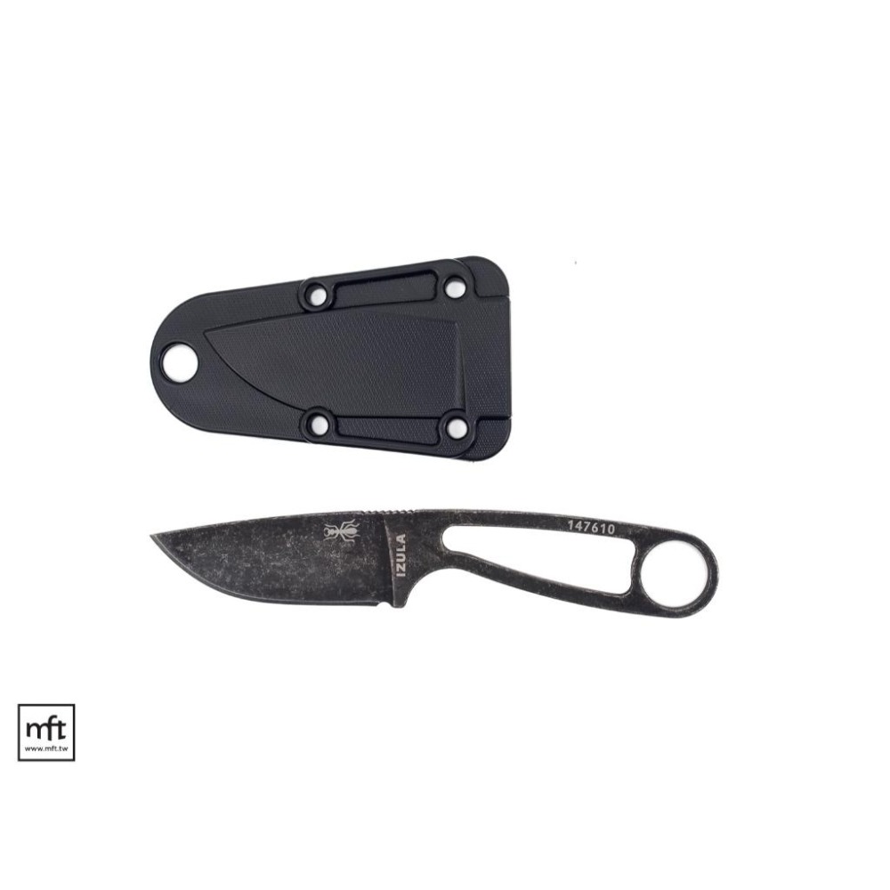 MFT 美國 ESEE Izula Black Oxide 小直刀 黑石洗-細節圖2